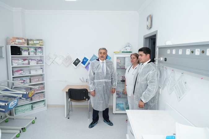 Pirallahı Tibb Mərkəzinin fəaliyyətinə baxış keçirildi