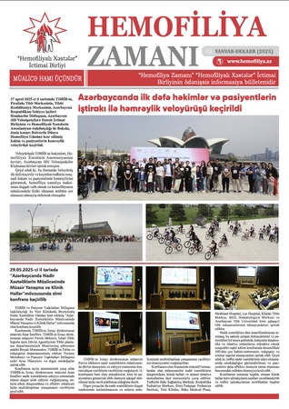 "Hemofiliya Zamanı" İnformasiya Bülleteni 2025-ci il